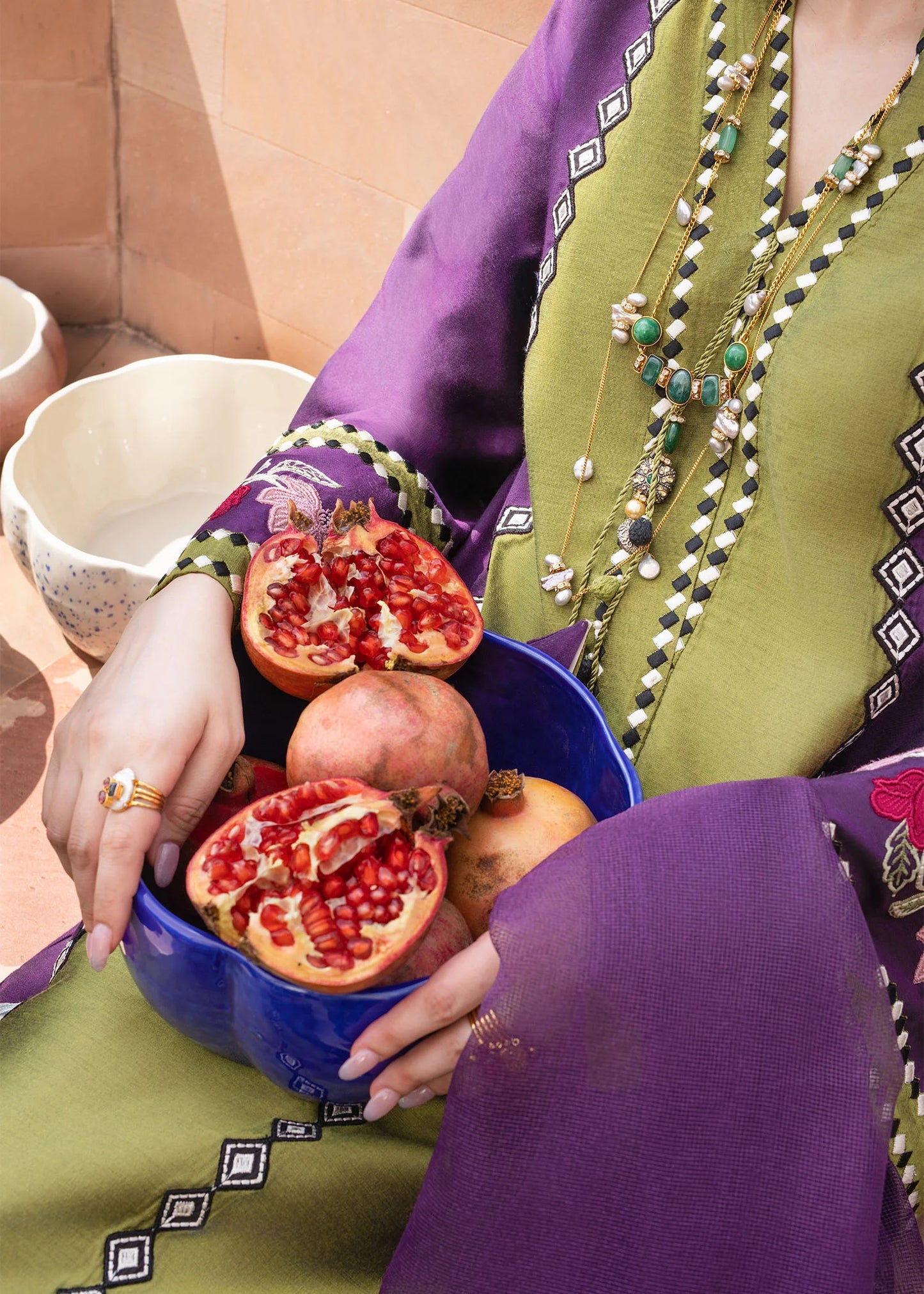 Crimson | MITTI - WINTER PRET '25 | Rani Vogue(Plum)