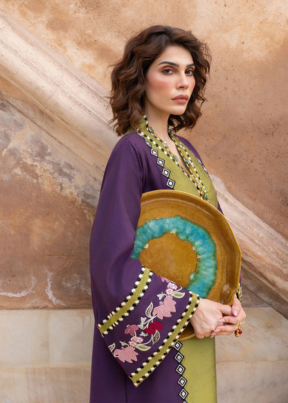 Crimson | MITTI - WINTER PRET '25 | Rani Vogue(Plum)
