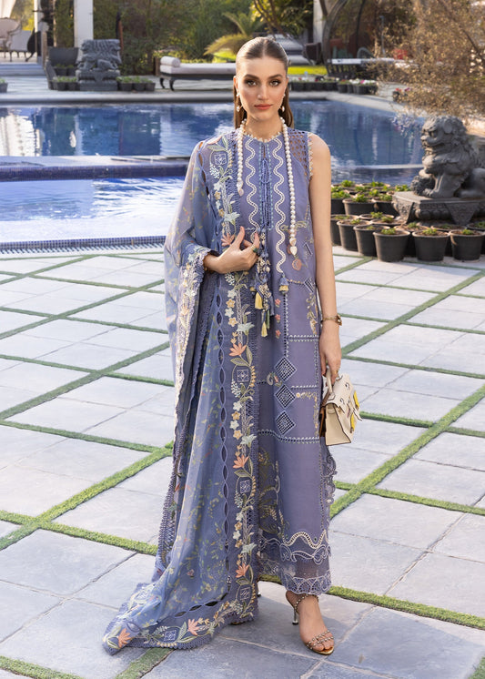 Crimson | Flow By Crimson Lawn'26 | FLORAL SERENITY-D1B