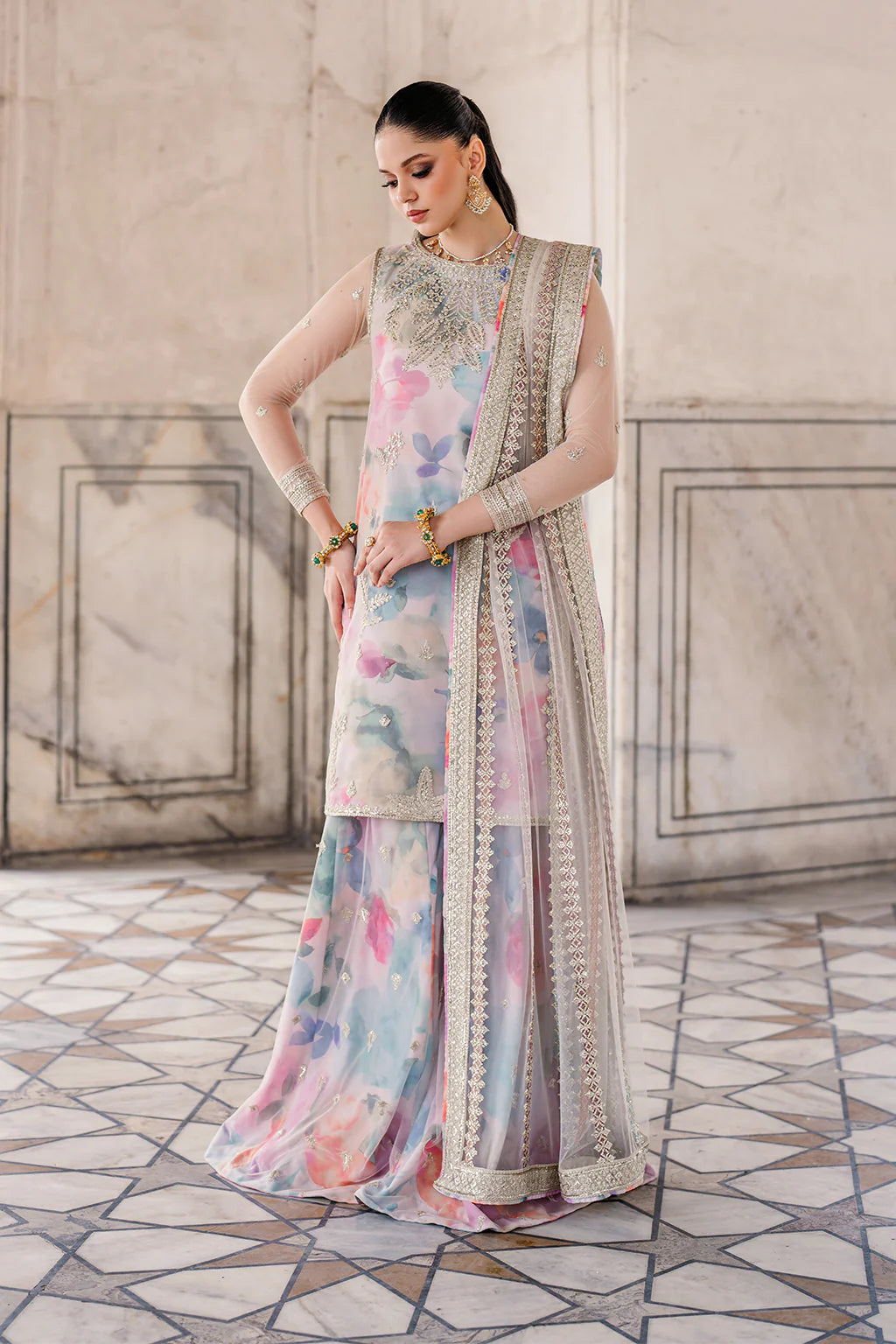 Iznik | Exclusive Formals | UE-312 Printed Georgette