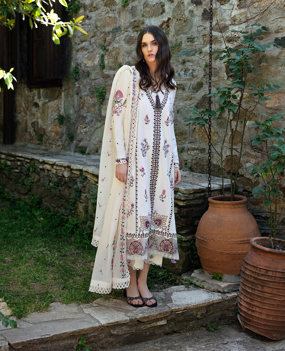 Republic Womenswear | Aylin Summer Lawn 24 | Muguet (D1-B) - House Of Anaya