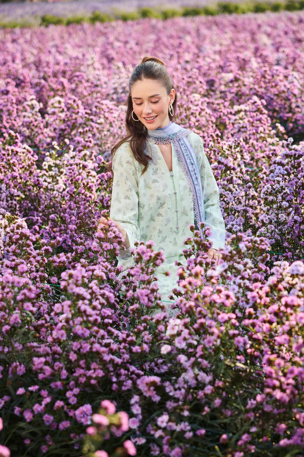 Farasha | Printed Essentials’26 | Mint Petaline