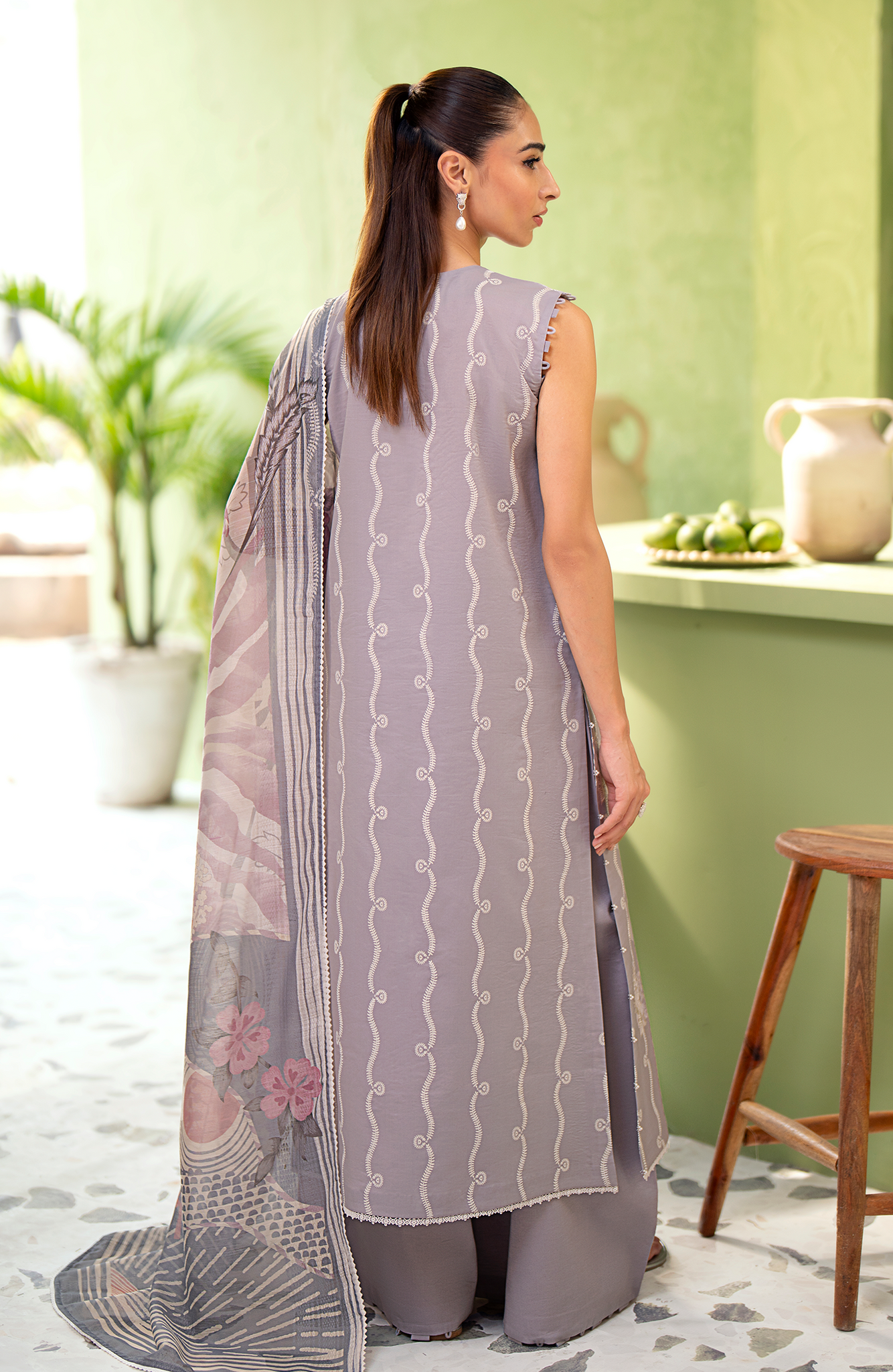 Seran | Artisan Lawn 25 | GRIS - House Of Anaya