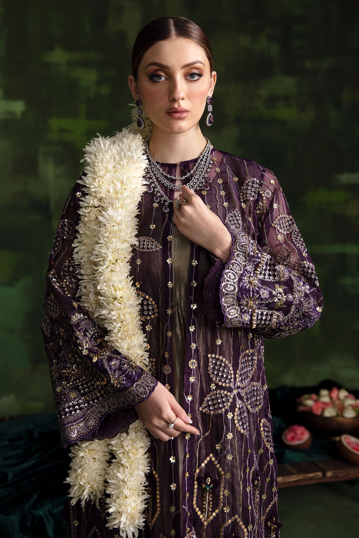 Nureh | Luxury Pret Formals | SEA FLOWER