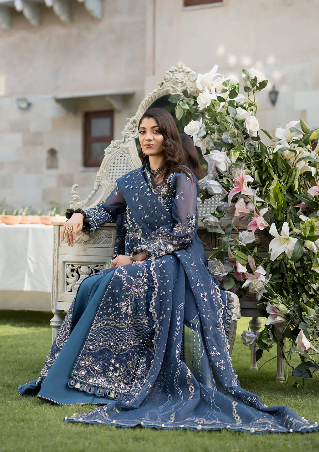 Elaf Premium | Formal Handwork Collection | EFH-04 FALAK - House Of Anaya