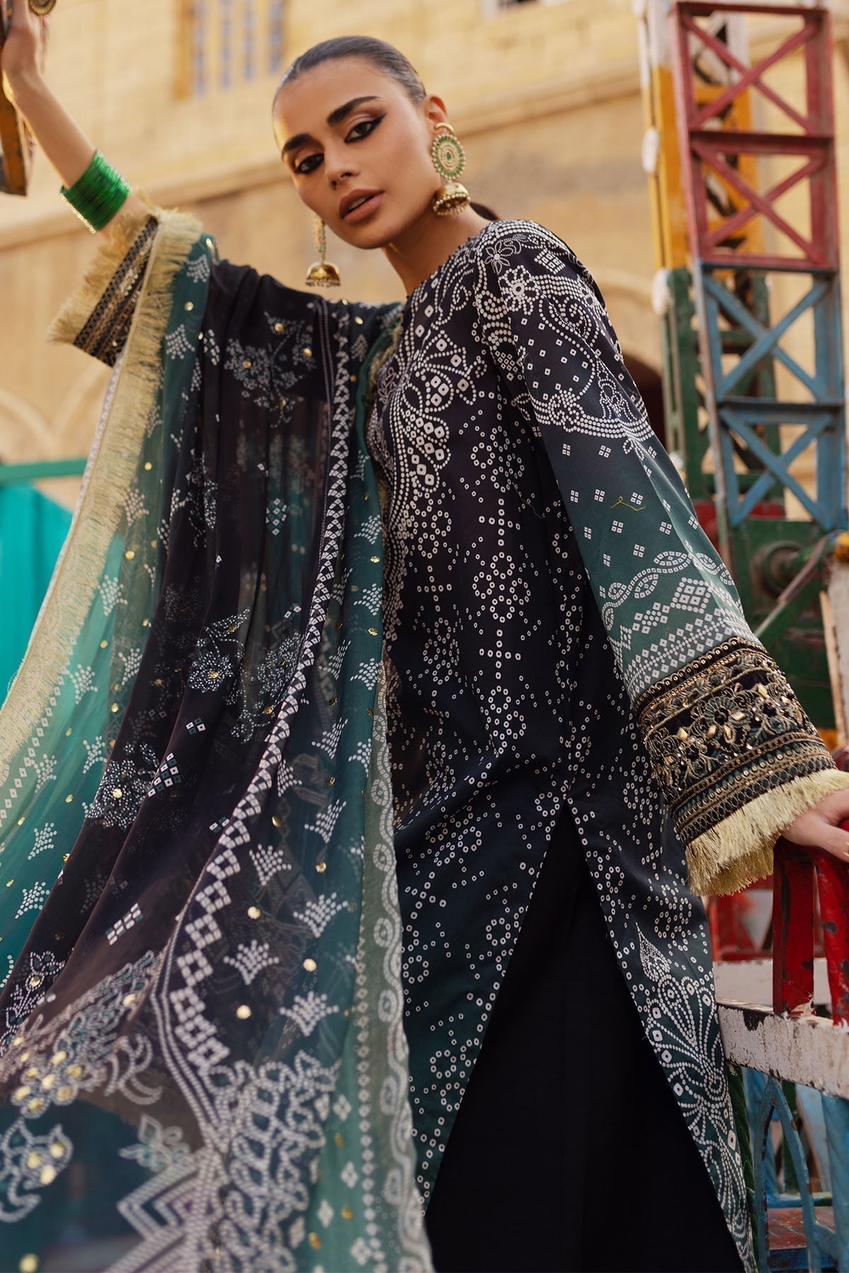 Nureh | Bazaar Lawn | NS-129 - House Of Anaya