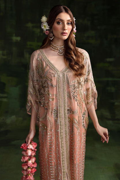 Nureh | Luxury Pret Formals | SHEER PINK
