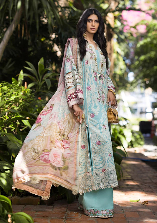 ELAF Signature Embroidered Lawn 3Pc Suit ESL-02B PEARLY ESSENCE