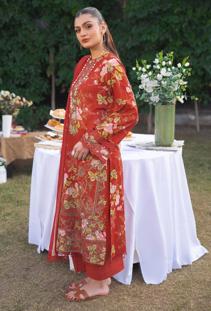 Humdum | Gardenia Lawn 24 | Printkari Lawn PLG 03 - House Of Anaya