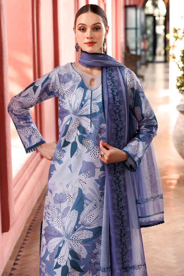Farasha | Printed Essentials | Blue Passion