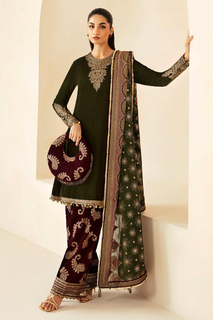 JAZMIN__Embroidered Velvet Formal VF-2029 - House Of Anaya