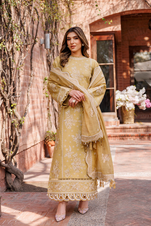 Farasha | Dastoor Embroidered Lawn SS24 | TUSCANY DREAM - House Of Anaya