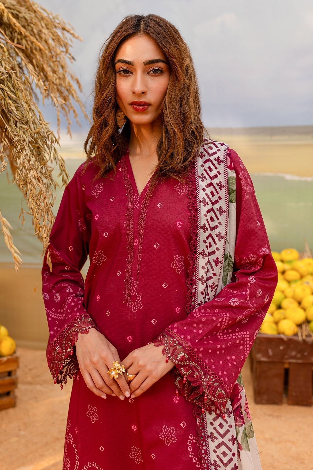 Nureh | Gardenia Lawn 25 | NSG-181 - House Of Anaya