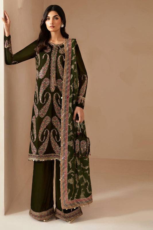 JAZMIN__Embroidered Velvet Formal VF-2023 - House Of Anaya