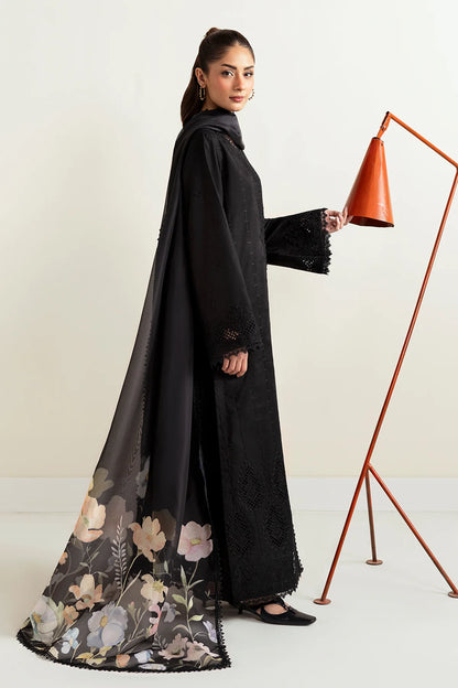 Afrozeh | Basic Pret 25 | Charcoal Nior