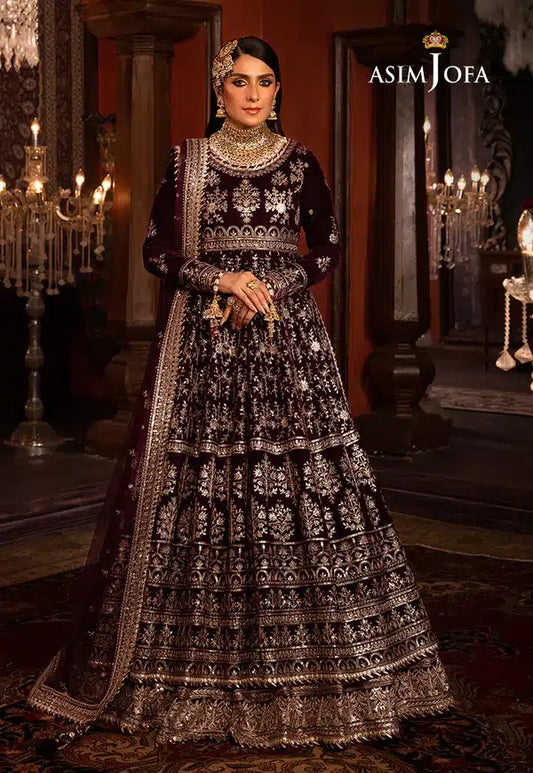 Asim Jofa | Makhmal Wedding Velvet 23 | AJMM-11 - House Of Anaya