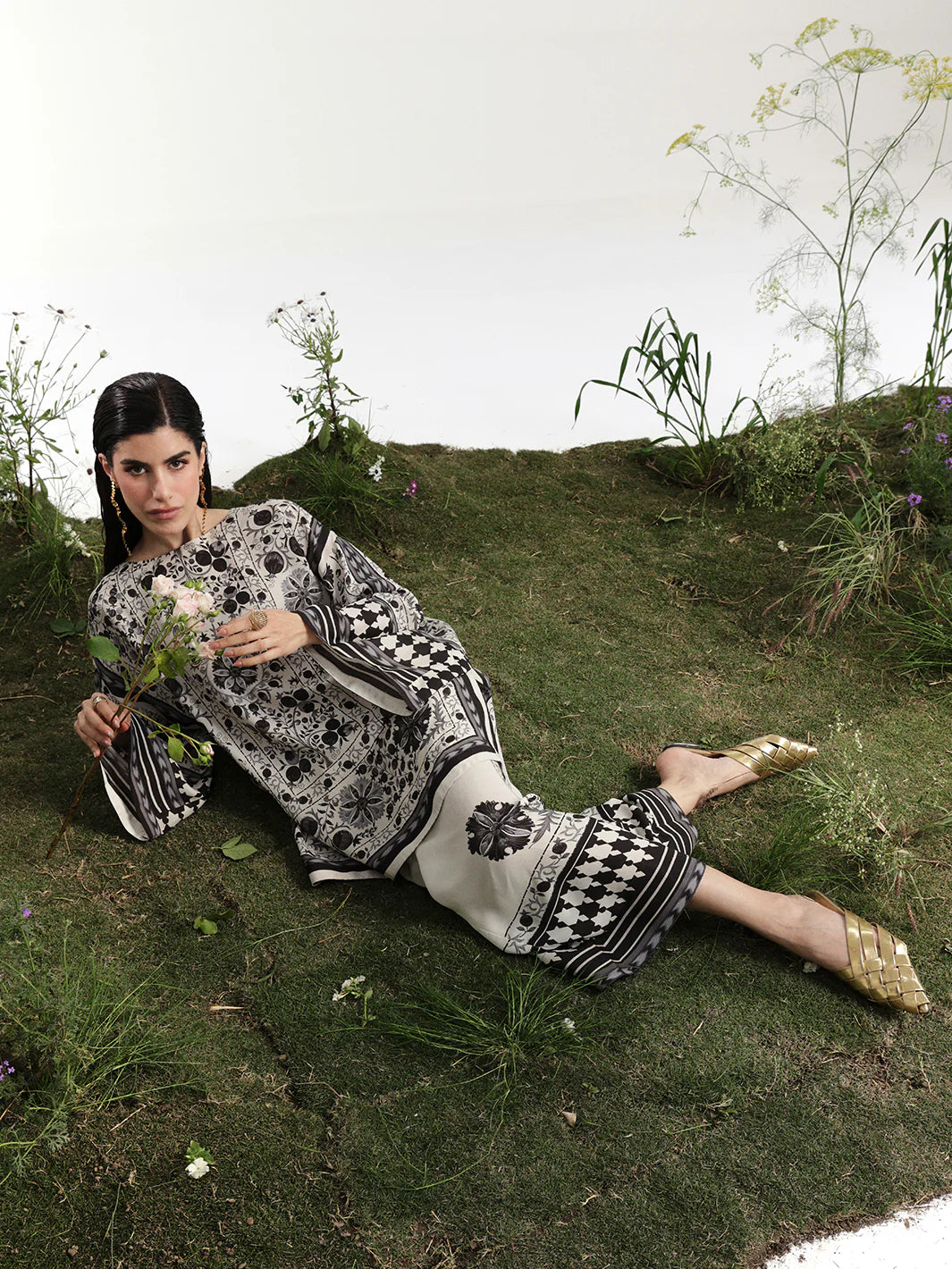 Bin ilyas | Co ords Summer 25 | 30082 | 2 PC Pret