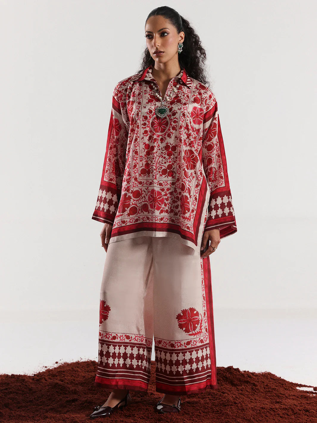 Bin ilyas | Co ords Summer 25 | 30083 | 2 PC Pret