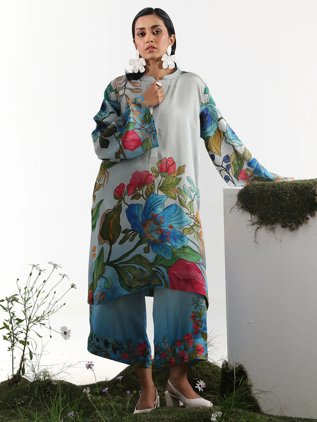 Bin ilyas | Co ords Summer 25 | 30086 | 2 PC Pret