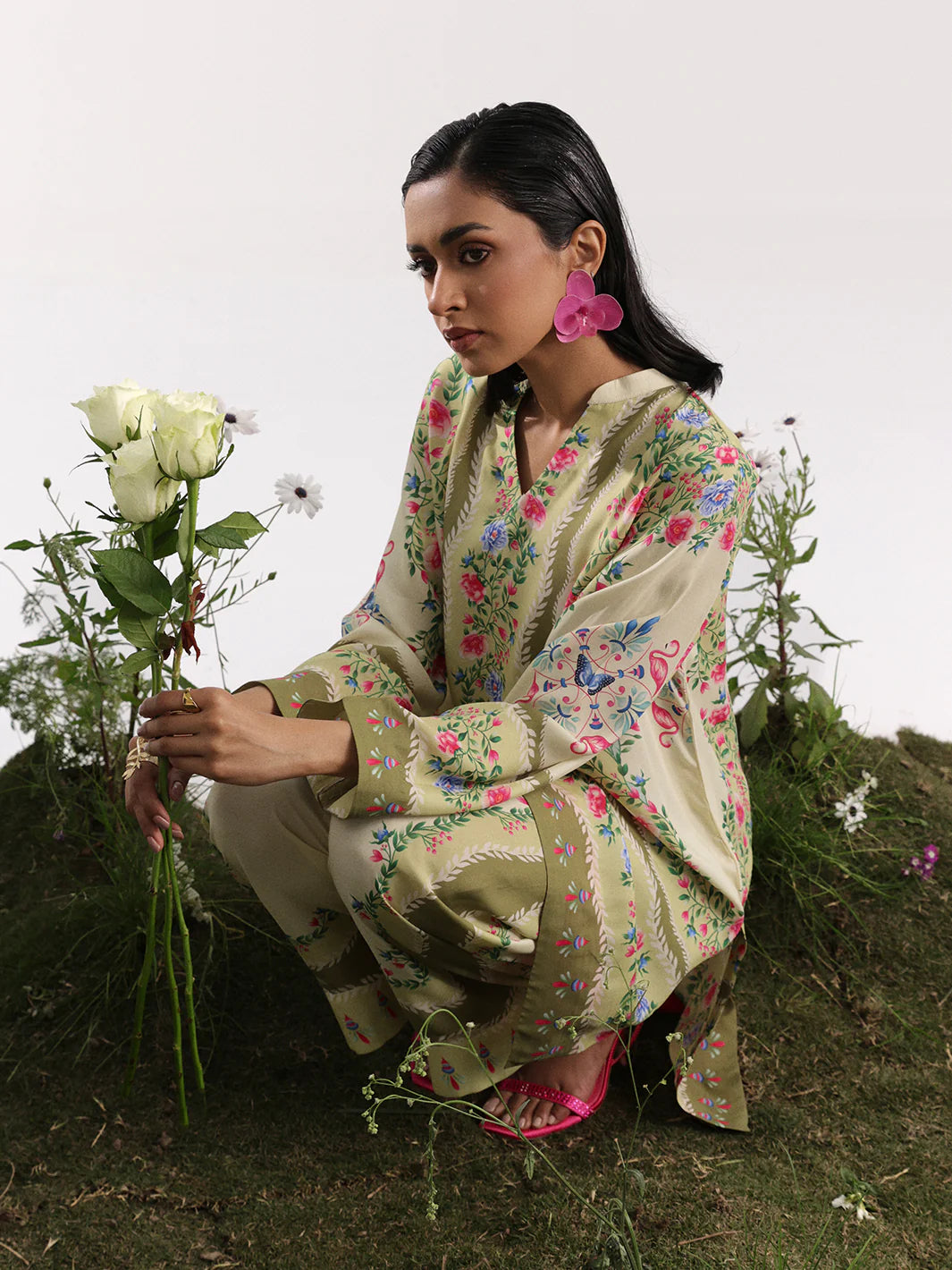 Bin ilyas | Co ords Summer 25 | 30087 | 2 PC Pret