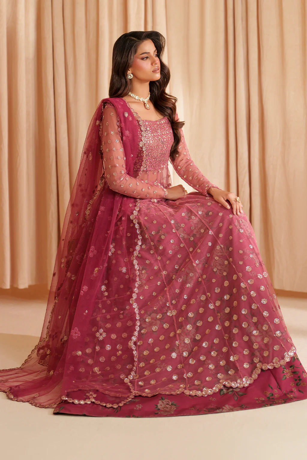 Iznik | Chinon Chiffon | CC-72 Embroidered Net