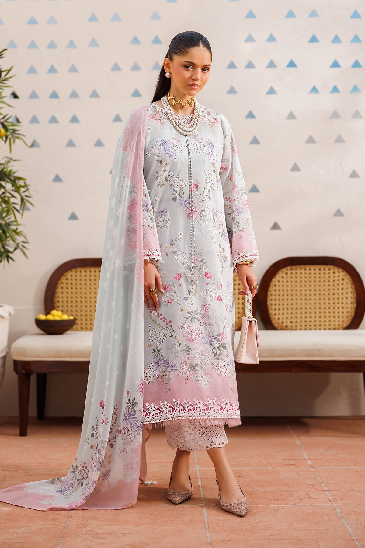 Baroque | Embroidered Lawn | SF-4394
