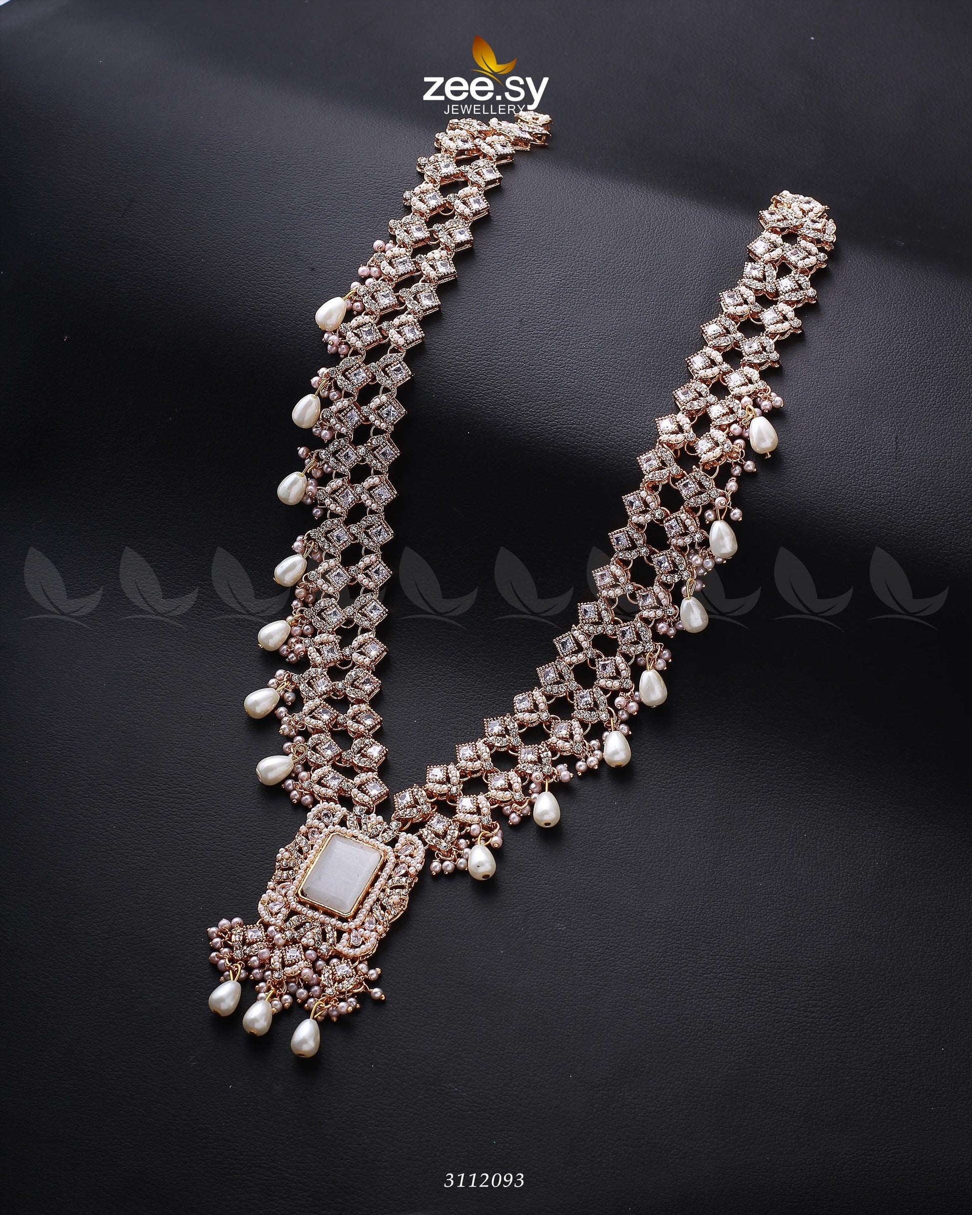 Burro's-Tail Long Malla Necklace - Libasekhas