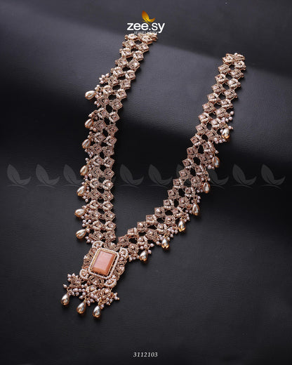 Burro's-Tail Long Malla Necklace - Libasekhas