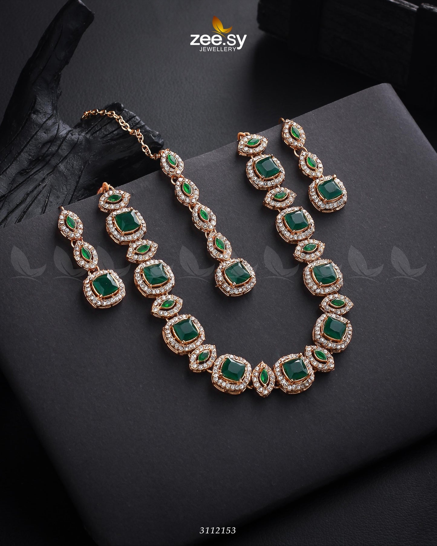 Scabiosa Necklace Set - Libasekhas
