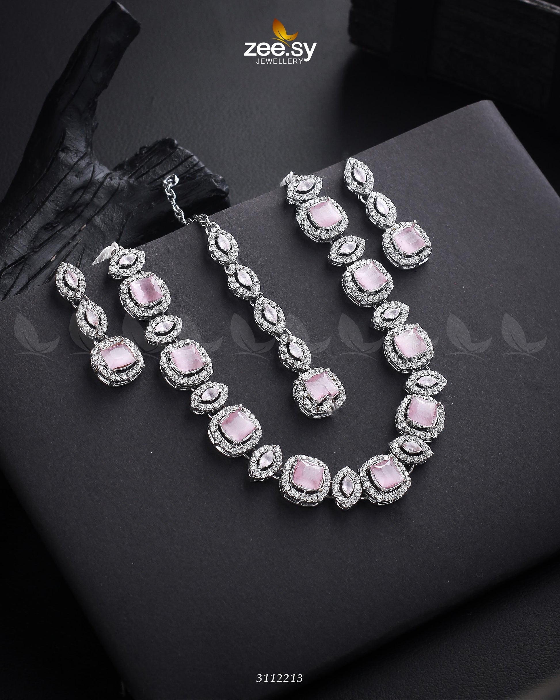 Scabiosa Necklace Set - Libasekhas