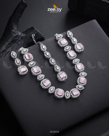 Scabiosa Necklace Set - Libasekhas