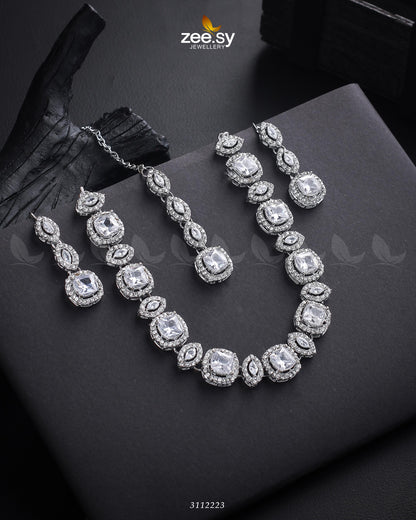 Scabiosa Necklace Set - Libasekhas