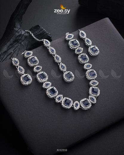 Scabiosa Necklace Set - Libasekhas