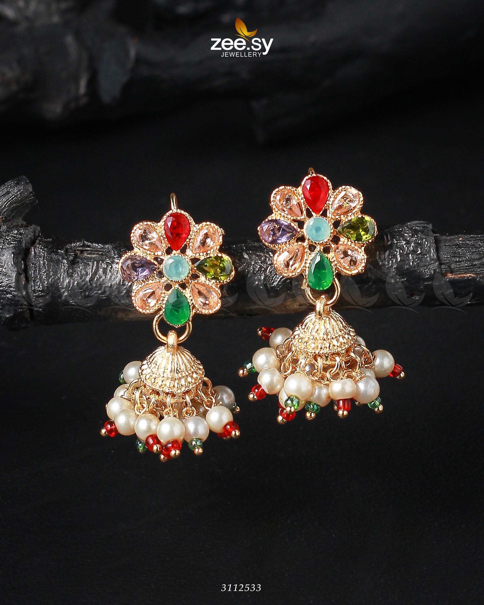 Atiqa Earrings - Libasekhas