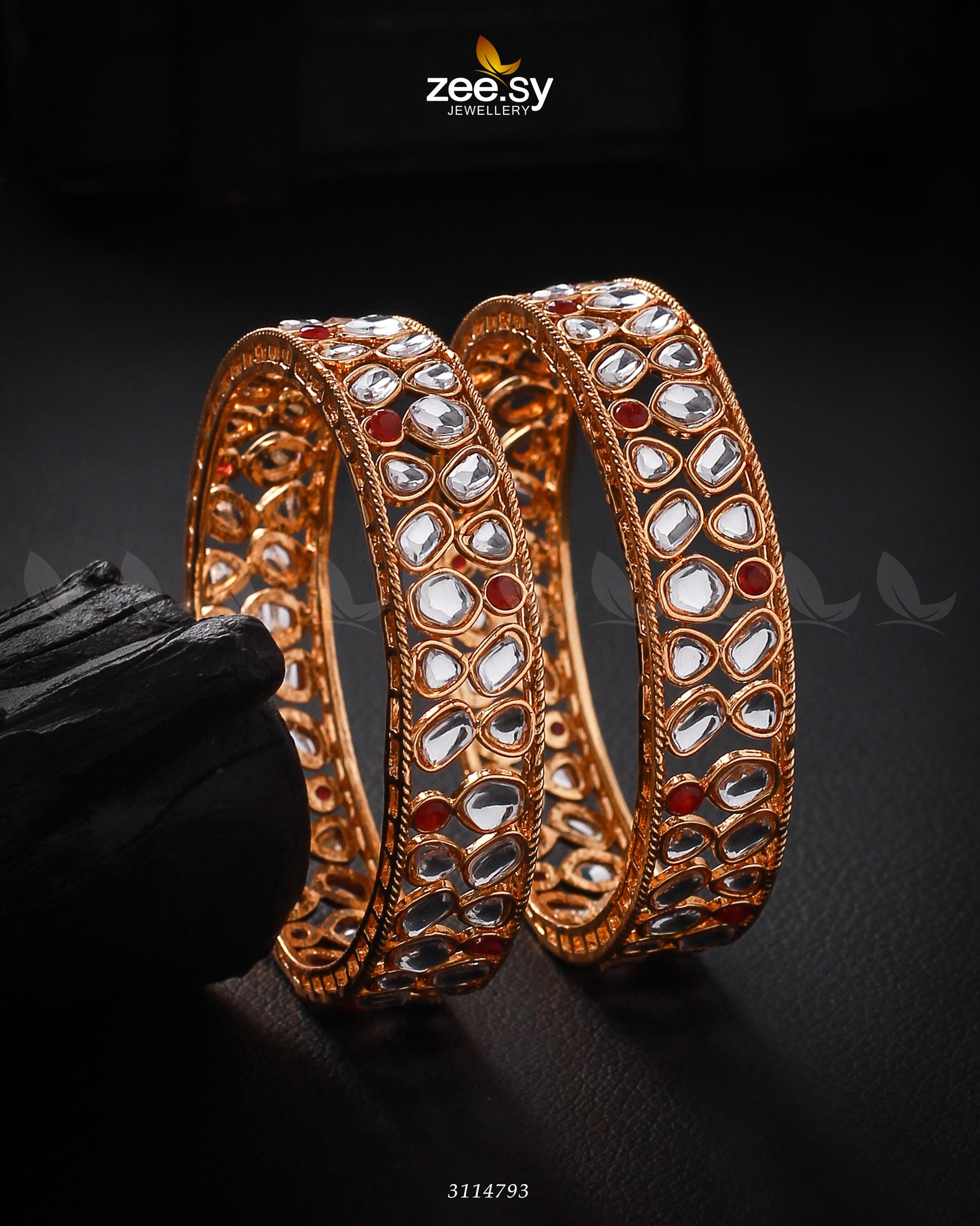 Saffron Bangles - Libasekhas