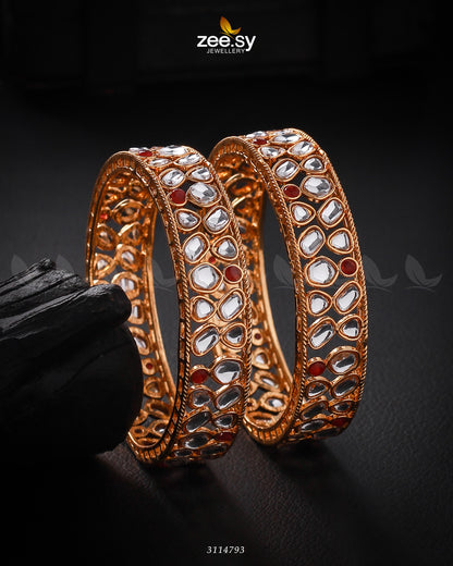 Saffron Bangles - Libasekhas