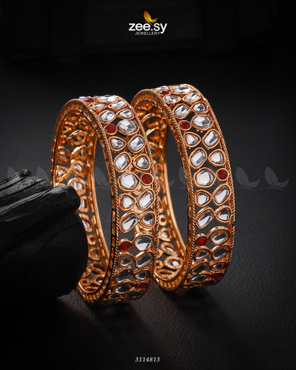 Saffron Bangles - Libasekhas