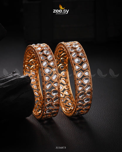 Saffron Bangles - Libasekhas