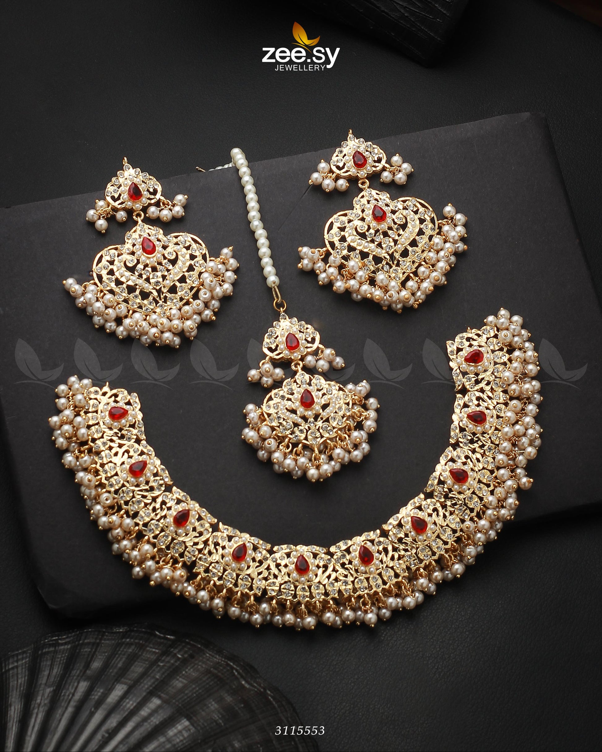 Gracious Necklace Set - Libasekhas