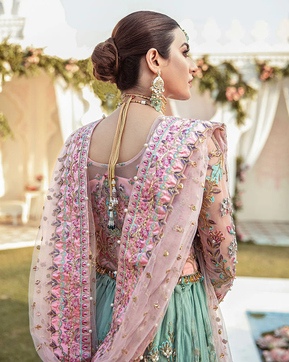 Gulaal | Fleur De Rose | Joli Embroidered Net 3-Piece Suit WS-03