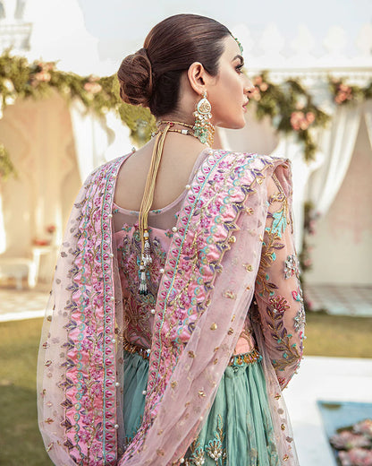Gulaal | Fleur De Rose | Joli Embroidered Net 3-Piece Suit WS-03
