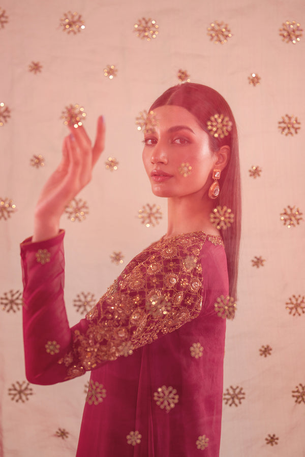 Baroque | Luxury Pret 24 | CHIFFON PR-916 - House Of Anaya