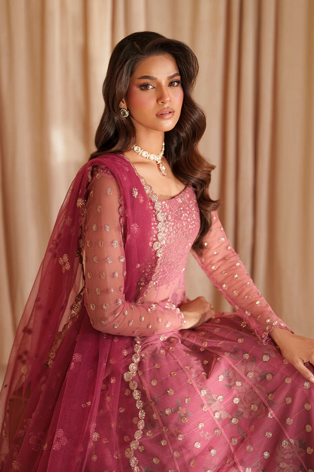 Iznik | Chinon Chiffon | CC-72 Embroidered Net