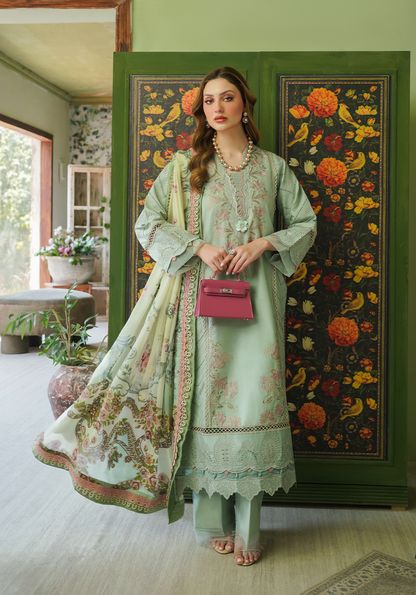 Zarqash | Tresor Luxury Lawn 24 | ZQT 009 GISELLE - House Of Anaya