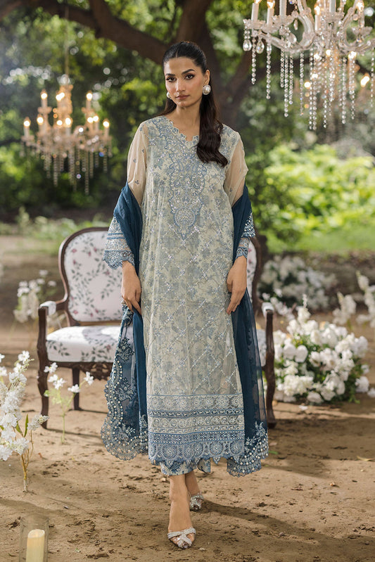 Dhanak | Jardin- Festive Stitched | SS25DU-3213 GREY 3Pcs