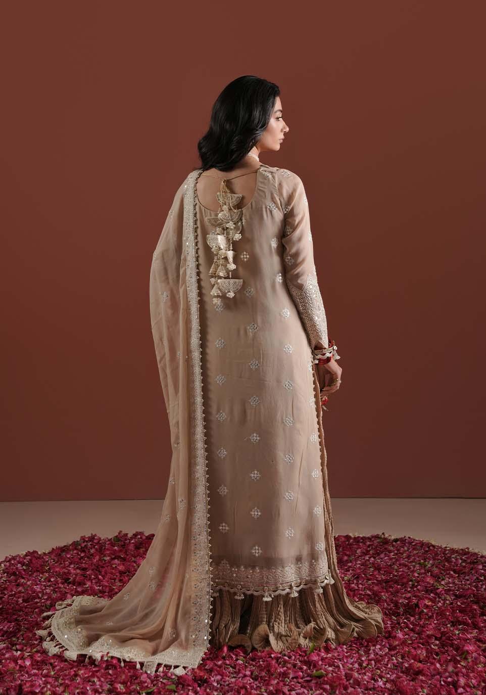 Zarqash | Lakhnawi Festive Chiffon 24 |  ZQ 005B LIBA