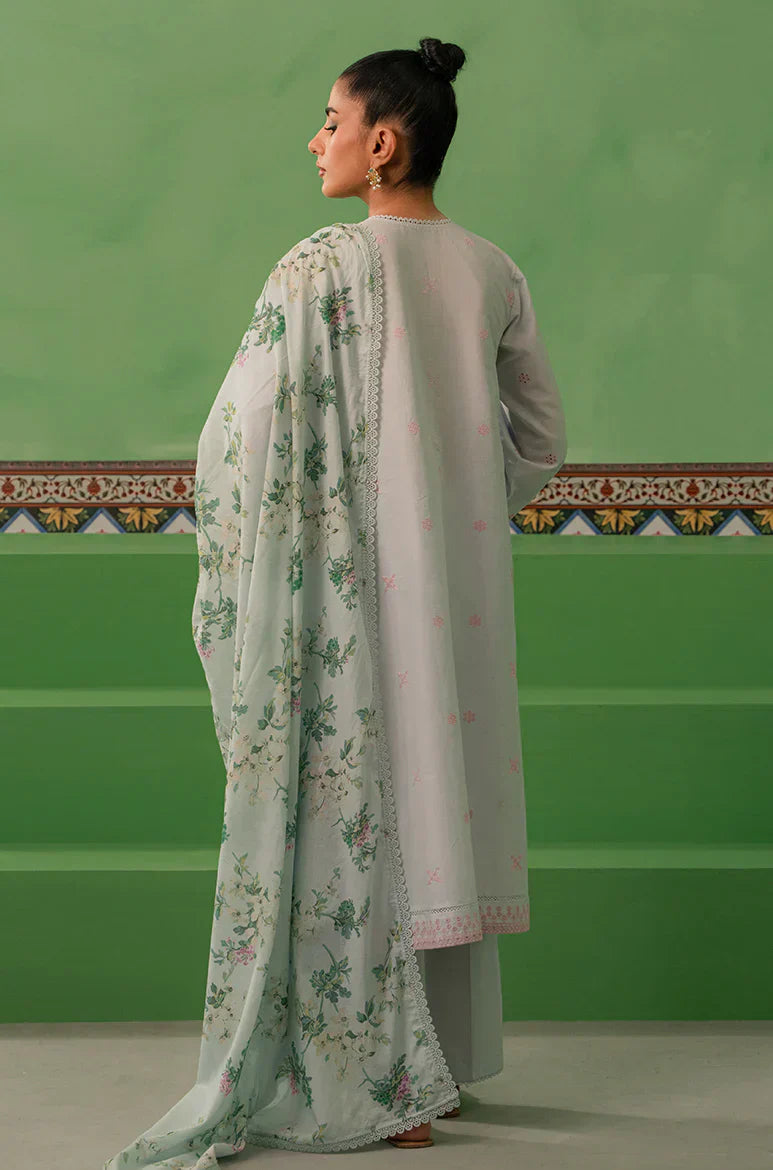 Cross Stitch | Mahiri Embroidered Collection | AQUA PEARL - House Of Anaya