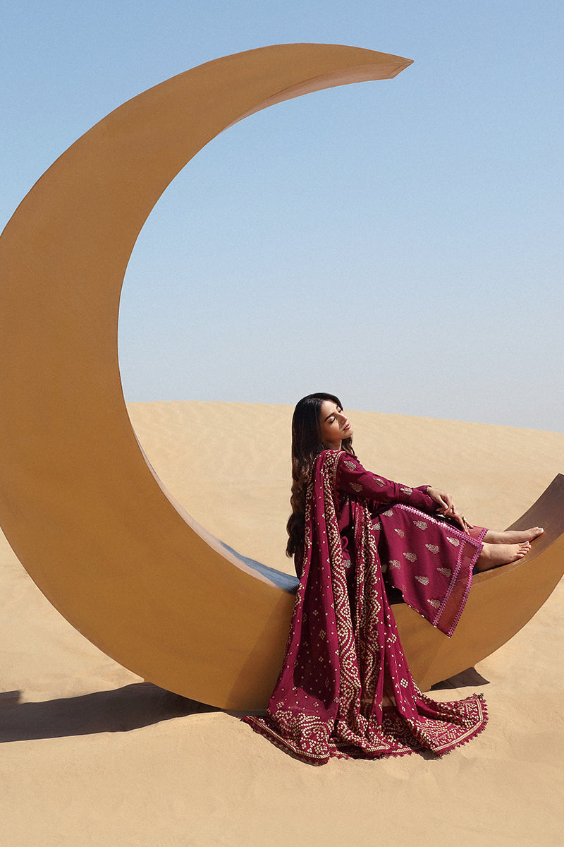 Cross Stitch | Eid Lawn 24 | CRIMSON AURA - House Of Anaya