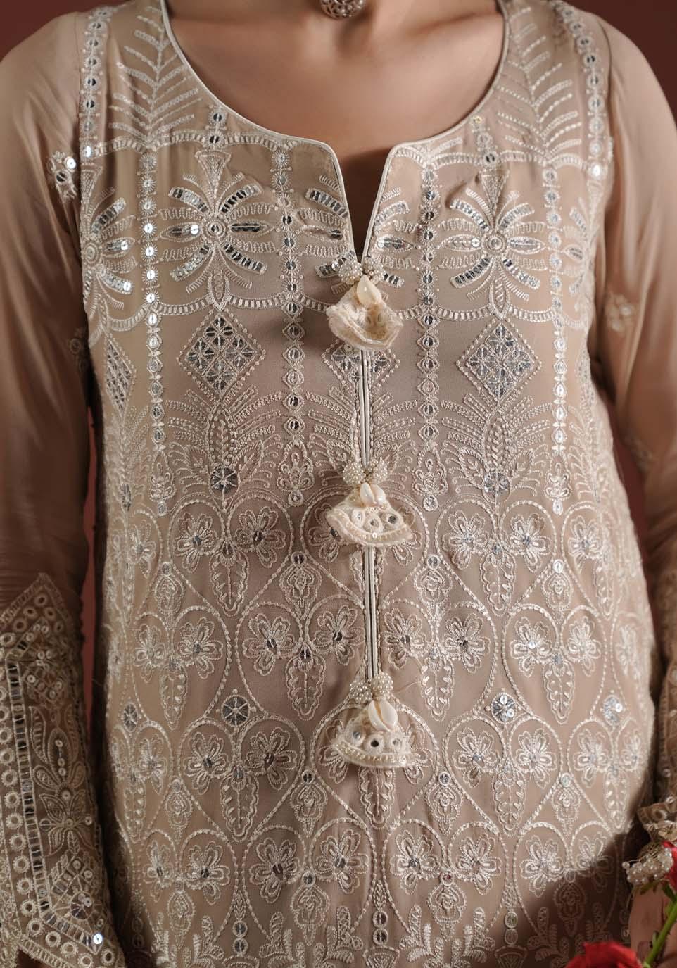 Zarqash | Lakhnawi Festive Chiffon 24 |  ZQ 005B LIBA