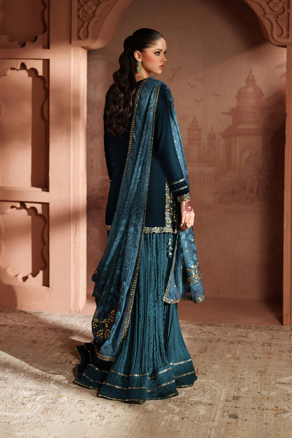IZNIK | Raagni Velvet Formals | IV-64 Embroidered Velvet